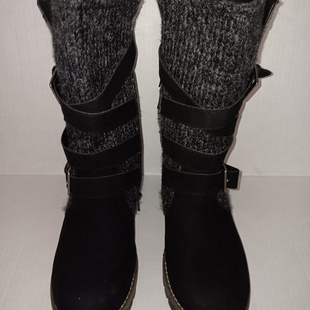MUK LUKS LEOPARD AMBYR WOMEN'S BOOTS SIZE 8